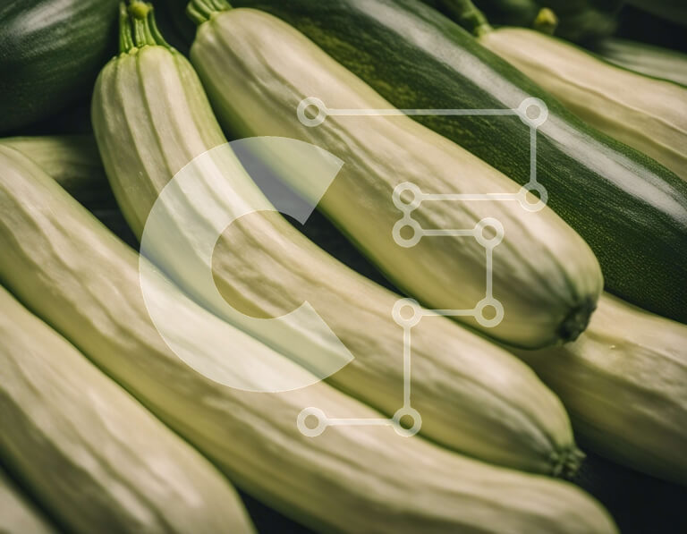 Σετ των 2 Intra Συλλεκτικό Ξύλινο Παζλ Plywood  4mm - Στοιβαγμένα κολοκυθάκια σε πράσινο και λευκό Σε Ξύλινο Κουτί - Διαστάσεις: 10x10 cm – 25 κομμάτια