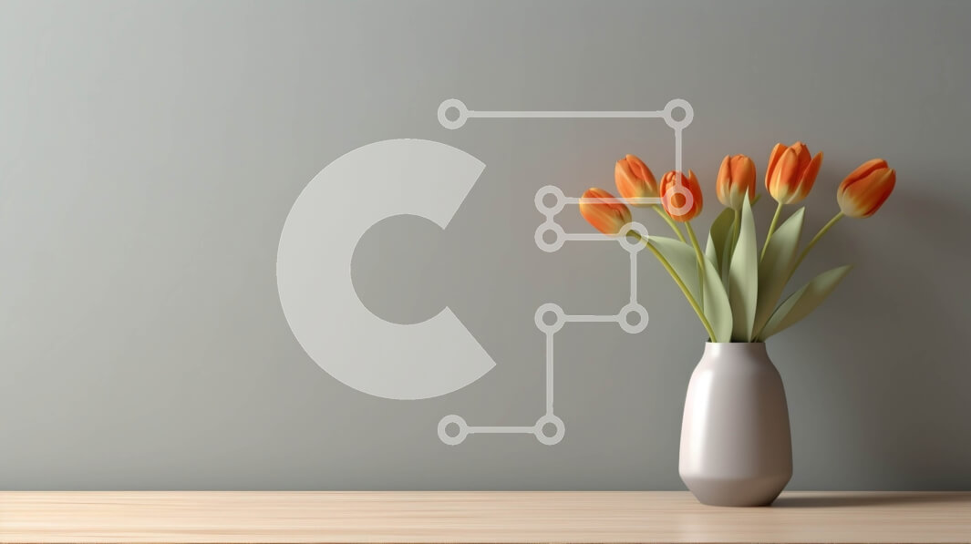 Intra Συλλεκτικό Ξύλινο Παζλ Plywood  4mm - Πορτοκαλί τουλίπες σε βάζο σε ξύλινο τραπέζι Σε Ξύλινο Κουτί - Διαστάσεις: 10x10 cm – 25 κομμάτια