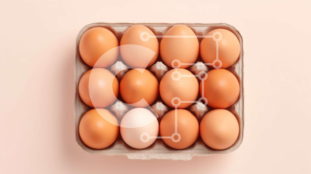 Σετ των 2 Intra Συλλεκτικό Ξύλινο Παζλ Plywood  4mm - Κουτί καφέ αυγών με καθαρό παράθυρο Σε Ξύλινο Κουτί - Διαστάσεις: 10x10 cm – 25 κομμάτια