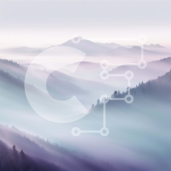 Intra Συλλεκτικό Ξύλινο Παζλ Plywood  4mm - Όμορφο τοπίο της ομιχλώδους οροσειράς Σε Ξύλινο Κουτί - Διαστάσεις: 10x10 cm – 25 κομμάτια