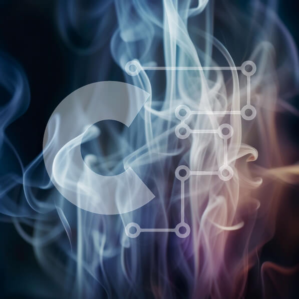 Intra Συλλεκτικό Ξύλινο Παζλ Plywood  4mm - Κοντινή εικόνα ενός αναμμένου ραβδιού θυμιάματος με ανερχόμενο καπνό Σε Ξύλινο Κουτί - Διαστάσεις Puzzle: 10x10 cm – 25 κομμάτια