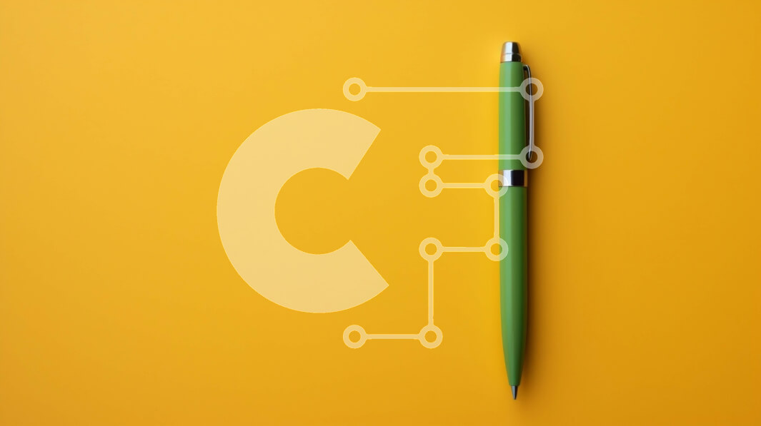 Intra Συλλεκτικό Ξύλινο Παζλ Plywood  4mm - Πράσινο στυλό σε κίτρινη επιφάνεια Σε Ξύλινο Κουτί - Διαστάσεις: 10x10 cm – 25 κομμάτια