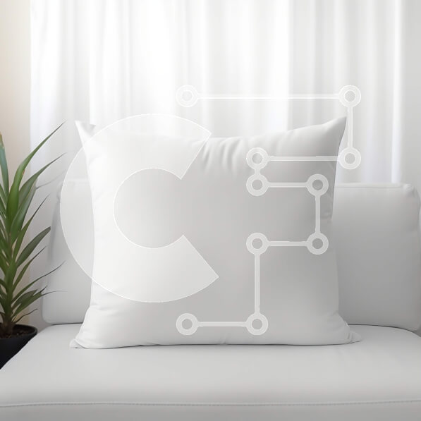 Intra Συλλεκτικό Ξύλινο Παζλ Plywood  4mm - Λευκό μαξιλάρι στον καναπέ μπροστά από το παράθυρο Σε Ξύλινο Κουτί - Διαστάσεις Puzzle: 10x10 cm – 25 κομμάτια