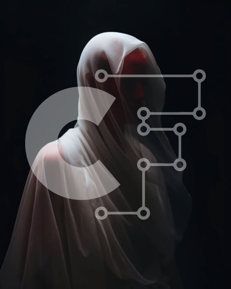 Intra Συλλεκτικό Ξύλινο Παζλ Plywood  4mm - Γυναίκα με λευκό πέπλο με κόκκινο μακιγιάζ Σε Ξύλινο Κουτί - Διαστάσεις Puzzle: 10x10 cm – 25 κομμάτια