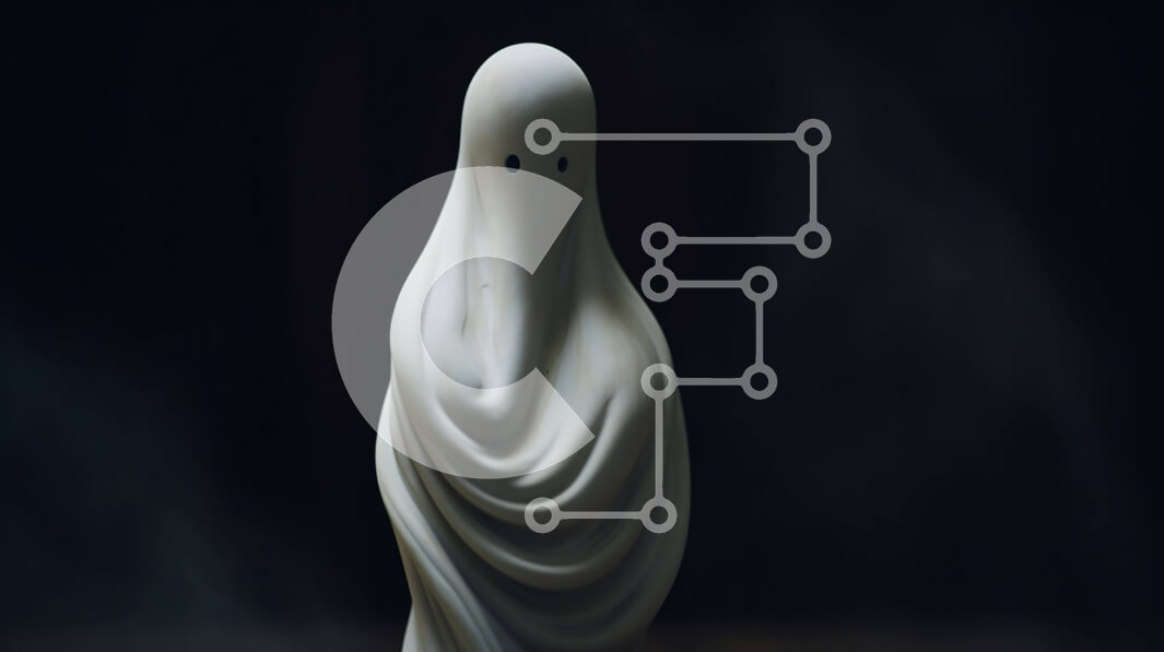 Intra Συλλεκτικό Ξύλινο Παζλ Plywood  4mm - Ειδώλιο σε σχήμα φαντάσματος που κάθεται στο σκοτάδι Σε Ξύλινο Κουτί - Διαστάσεις Puzzle: 10x10 cm – 25 κομμάτια