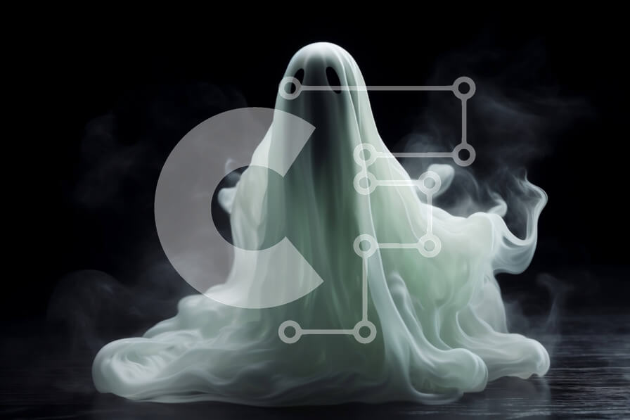 Intra Συλλεκτικό Ξύλινο Παζλ Plywood  4mm - Φάντασμα που κάθεται στο σκοτάδι με καπνό Σε Ξύλινο Κουτί - Διαστάσεις Puzzle: 10x10 cm – 25 κομμάτια