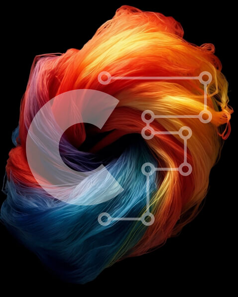 Intra Συλλεκτικό Ξύλινο Παζλ Plywood  4mm - Ζωντανή Σπειροειδής Τέχνη Rainbow Φτιαγμένη με Νήματα/Κλωστή Σε Ξύλινο Κουτί - Διαστάσεις Puzzle: 10x10 cm – 25 κομμάτια