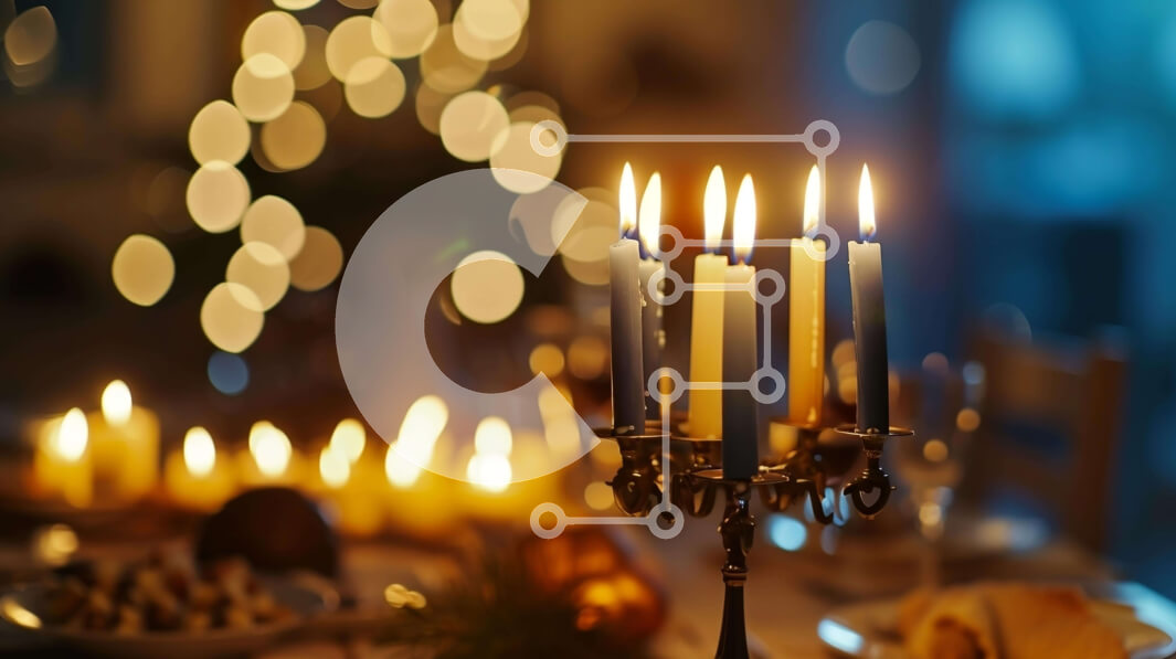 Intra Συλλεκτικό Ξύλινο Παζλ Plywood  4mm - Τραπεζαρία με αναμμένα κεριά και χριστουγεννιάτικο δέντρο Σε Ξύλινο Κουτί - Διαστάσεις: 10x10 cm – 25 κομμάτια