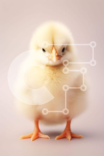 Σετ των 2 Intra Συλλεκτικό Ξύλινο Παζλ Plywood  4mm - Θυμωμένο κίτρινο κοτόπουλο Σε Ξύλινο Κουτί - Διαστάσεις: 10x10 cm – 25 κομμάτια