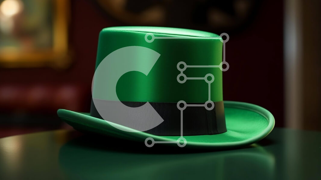 Intra Συλλεκτικό Ξύλινο Παζλ Plywood  4mm - Πράσινο καπέλο για τον εορτασμό της ημέρας του Αγίου Πατρικίου Σε Ξύλινο Κουτί - Διαστάσεις: 10x10 cm – 25 κομμάτια