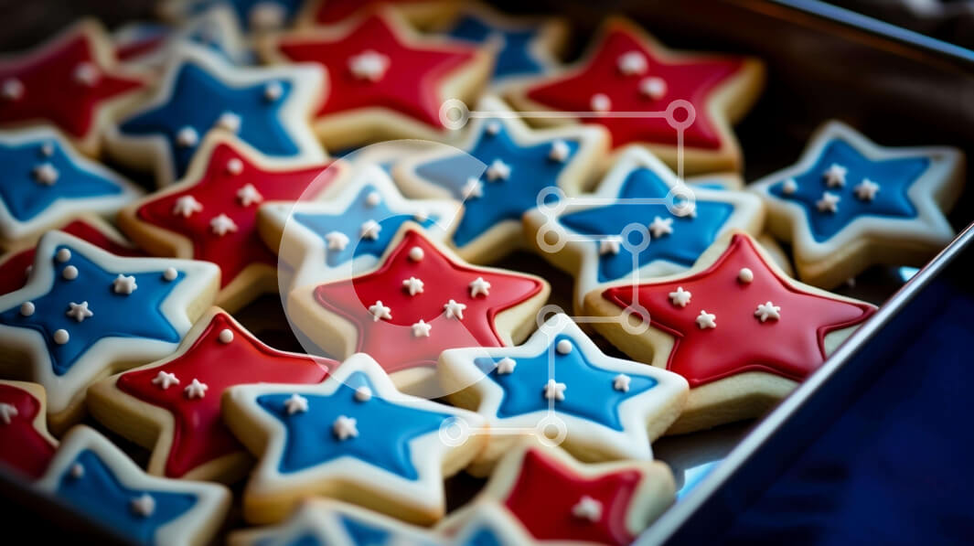 Σετ των 2 Intra Συλλεκτικό Ξύλινο Παζλ Plywood  4mm - Πατριωτικά μπισκότα σε σχήμα αστεριού έτοιμα προς κατανάλωση Σε Ξύλινο Κουτί - Διαστάσεις: 10x10 cm – 25 κομμάτια