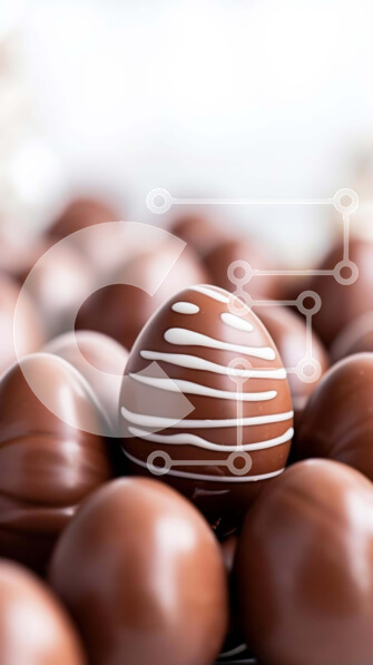 Intra Συλλεκτικό Ξύλινο Παζλ Plywood  4mm - Συστάδα από σοκολατένιες μπάλες Σε Ξύλινο Κουτί - Διαστάσεις: 10x10 cm – 25 κομμάτια