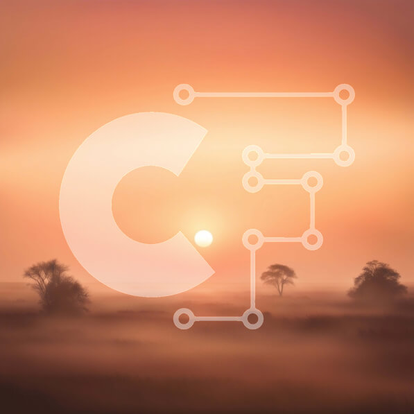 Intra Συλλεκτικό Ξύλινο Παζλ Plywood  4mm - Όμορφο τοπίο ηλιοβασιλέματος με δέντρα στο προσκήνιο Σε Ξύλινο Κουτί - Διαστάσεις: 10x10 cm – 25 κομμάτια