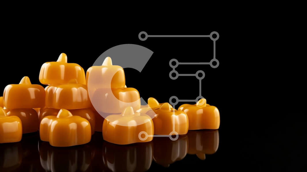 Intra Συλλεκτικό Ξύλινο Παζλ Plywood  4mm - Στοίβα από κίτρινα κηροπήγια Σε Ξύλινο Κουτί - Διαστάσεις: 10x10 cm – 25 κομμάτια