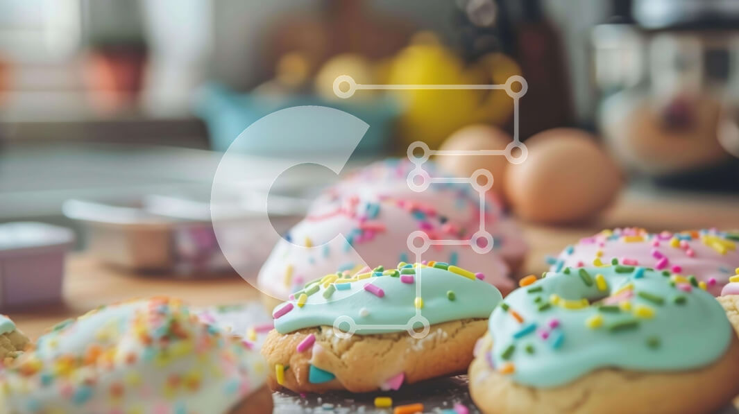 Σετ των 2 Intra Συλλεκτικό Ξύλινο Παζλ Plywood  4mm - Διάφορα πολύχρωμα ντόνατς και επιδόρπια Σε Ξύλινο Κουτί - Διαστάσεις: 10x10 cm – 25 κομμάτια