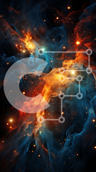 Intra Συλλεκτικό Ξύλινο Παζλ Plywood  4mm - Όμορφη εικόνα ενός νεφελώματος - Η γενέτειρα των αστεριών και των πλανητών Σε Ξύλινο Κουτί - Διαστάσεις Puzzle: 10x10 cm – 25 κομμάτια