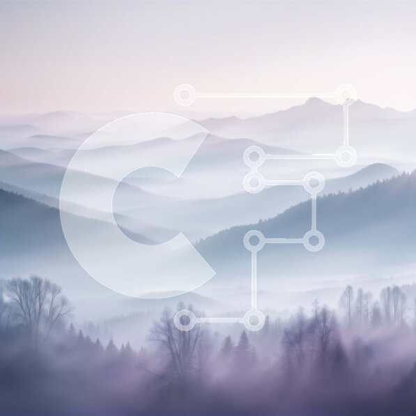 Intra Συλλεκτικό Ξύλινο Παζλ Plywood  4mm - Εκπληκτικό ορεινό τοπίο με ομίχλη και χιόνι Σε Ξύλινο Κουτί - Διαστάσεις: 10x10 cm – 25 κομμάτια