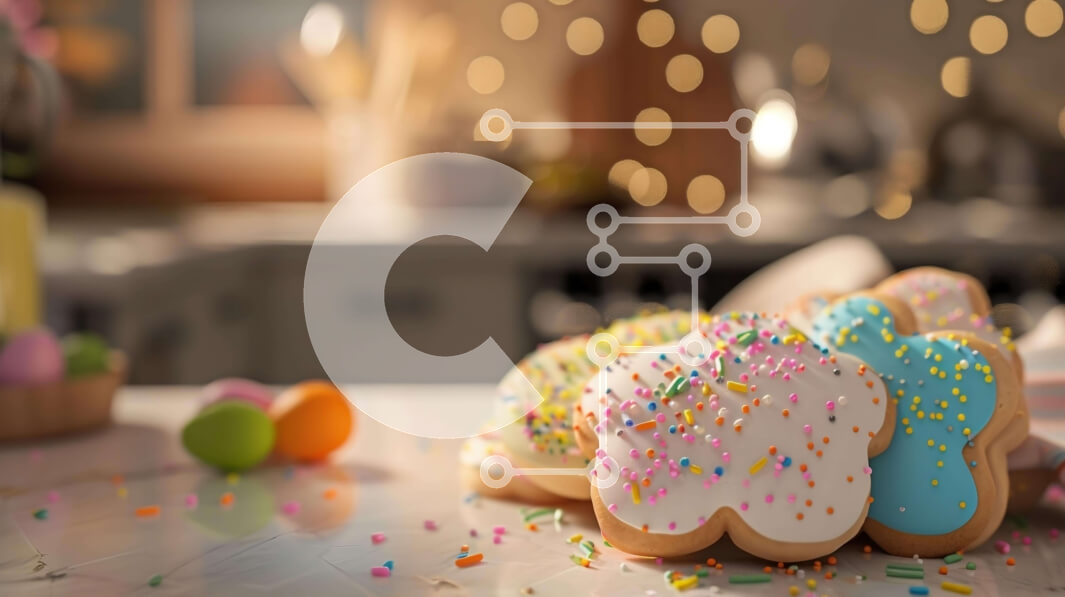 Σετ των 2 Intra Συλλεκτικό Ξύλινο Παζλ Plywood  4mm - Διάφορα μπισκότα sprinkle στο τραπέζι Σε Ξύλινο Κουτί - Διαστάσεις: 10x10 cm – 25 κομμάτια