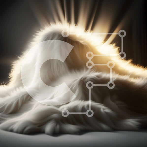 Intra Συλλεκτικό Ξύλινο Παζλ Plywood  4mm - Άνετη λευκή γούνινη κουβέρτα σε δωμάτιο με χαμηλό φωτισμό Σε Ξύλινο Κουτί - Διαστάσεις Puzzle: 10x10 cm – 25 κομμάτια