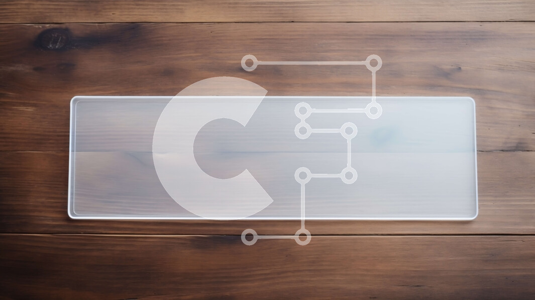 Intra Συλλεκτικό Ξύλινο Παζλ Plywood  4mm - Ρουστίκ διάφανος πλαστικός δίσκος σε ξύλινο τραπέζι Σε Ξύλινο Κουτί - Διαστάσεις: 10x10 cm – 25 κομμάτια