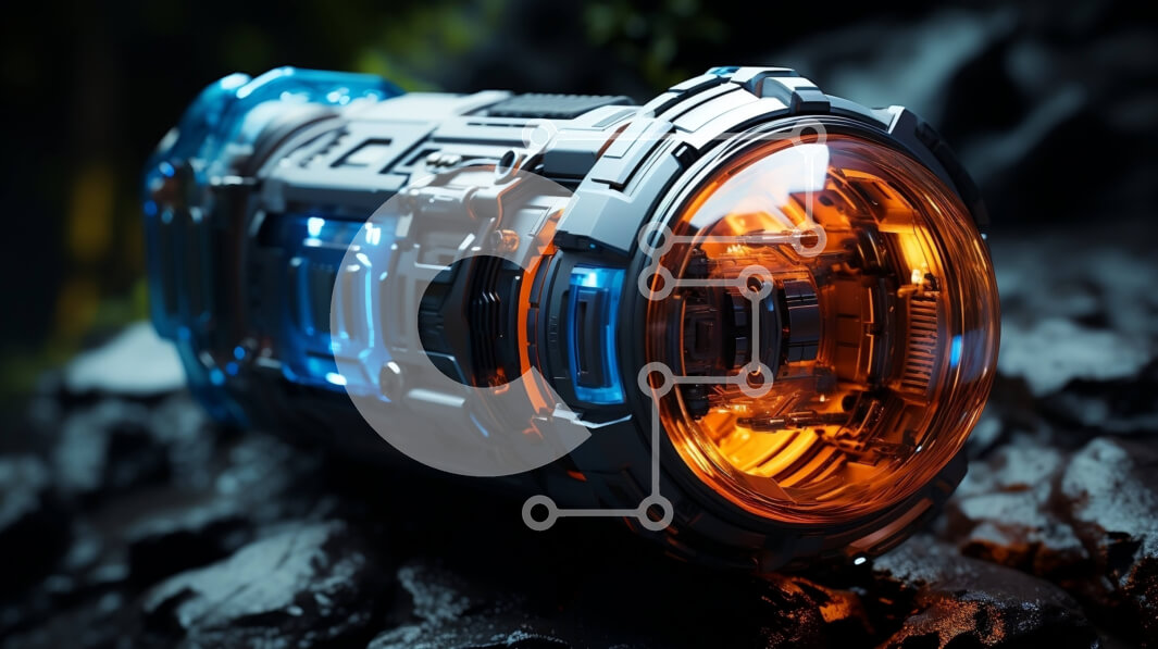 Intra Συλλεκτικό Ξύλινο Παζλ Plywood  4mm - Εκπληκτική εικόνα φουτουριστικού λαμπερού αντικειμένου Σε Ξύλινο Κουτί - Διαστάσεις: 10x10 cm – 25 κομμάτια