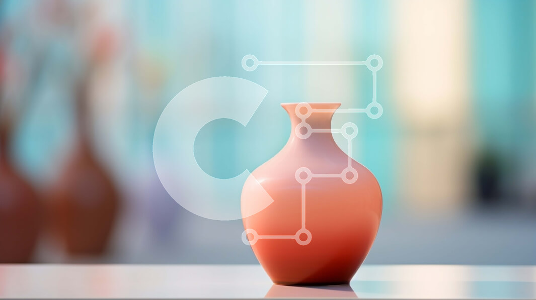 Intra Συλλεκτικό Ξύλινο Παζλ Plywood  4mm - Πορτοκαλί βάζο στο τραπέζι Σε Ξύλινο Κουτί - Διαστάσεις: 10x10 cm – 25 κομμάτια