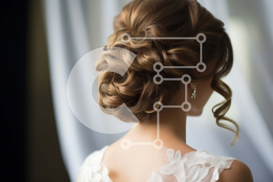 Intra Συλλεκτικό Ξύλινο Παζλ Plywood  4mm - Εκπληκτική εικόνα μιας νύφης με λευκό νυφικό Σε Ξύλινο Κουτί - Διαστάσεις Puzzle: 10x10 cm – 25 κομμάτια