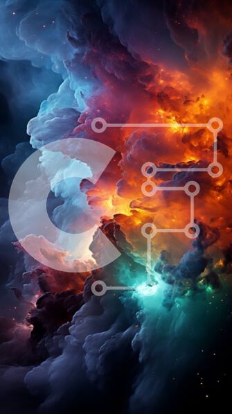 Σετ των 2 Intra Συλλεκτικό Ξύλινο Παζλ Plywood  4mm - Εκπληκτικός ουρανός ηλιοβασιλέματος με ζωηρά χρωματιστά σύννεφα Σε Ξύλινο Κουτί - Διαστάσεις: 10x10 cm – 25 κομμάτια