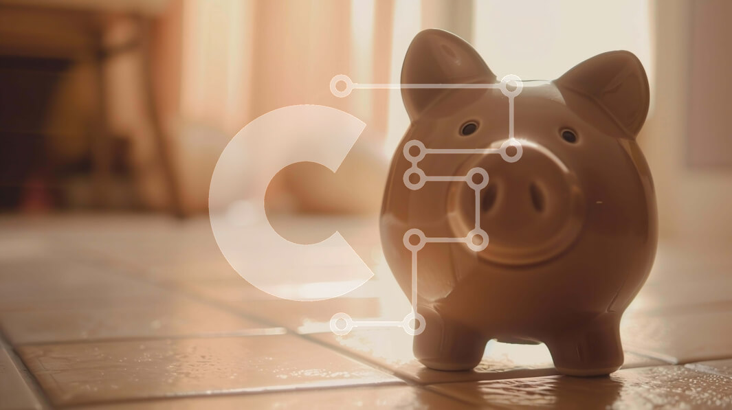 Intra Συλλεκτικό Ξύλινο Παζλ Plywood  4mm - Καφέ γουρουνάκι στο δάπεδο με πλακάκια Σε Ξύλινο Κουτί - Διαστάσεις: 10x10 cm – 25 κομμάτια