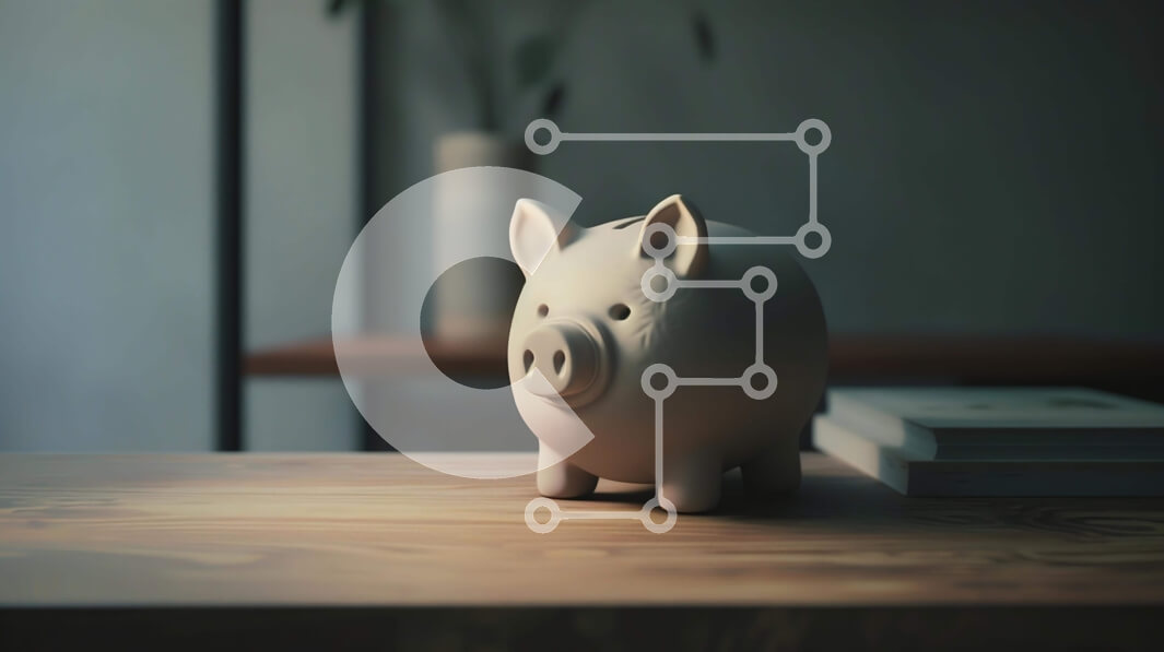 Intra Συλλεκτικό Ξύλινο Παζλ Plywood  4mm - Λευκός κουμπαράς σε ξύλινο τραπέζι με βιβλία και φυτά Σε Ξύλινο Κουτί - Διαστάσεις Puzzle: 10x10 cm – 25 κομμάτια