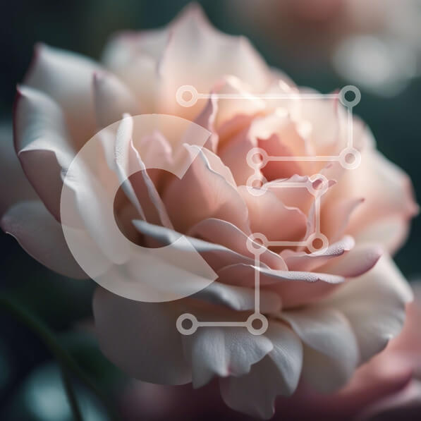 Intra Συλλεκτικό Ξύλινο Παζλ Plywood  4mm - Όμορφη κοντινή λήψη ενός ροζ τριαντάφυλλου με πράσινα φύλλα Σε Ξύλινο Κουτί - Διαστάσεις: 10x10 cm – 25 κομμάτια