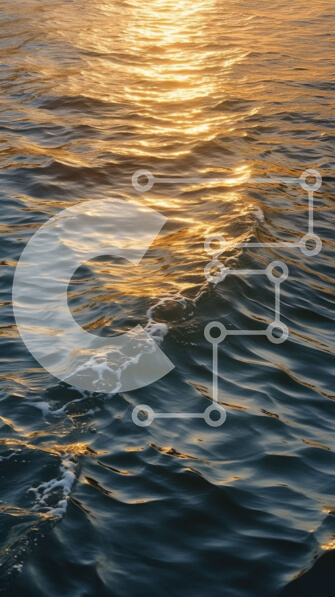 Σετ των 2 Intra Συλλεκτικό Ξύλινο Παζλ Plywood  4mm - Όμορφη εικόνα του ηλιοβασιλέματος του ωκεανού με ζεστά πορτοκαλί και κίτρινα χρώματα Σε Ξύλινο Κουτί - Διαστάσεις: 10x10 cm – 25 κομμάτια