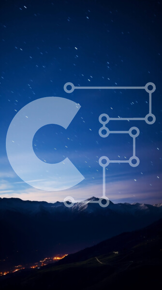 Σετ των 2 Intra Συλλεκτικό Ξύλινο Παζλ Plywood  4mm - Καθαρός νυχτερινός ουρανός με αστέρια και βουνά Σε Ξύλινο Κουτί - Διαστάσεις: 10x10 cm – 25 κομμάτια