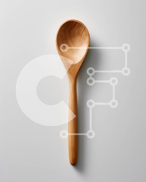 Intra Συλλεκτικό Ξύλινο Παζλ Plywood  4mm - Ξύλινο κουτάλι με μακριά λαβή και κεφάλι σε σχήμα μπολ Σε Ξύλινο Κουτί - Διαστάσεις: 10x10 cm – 25 κομμάτια