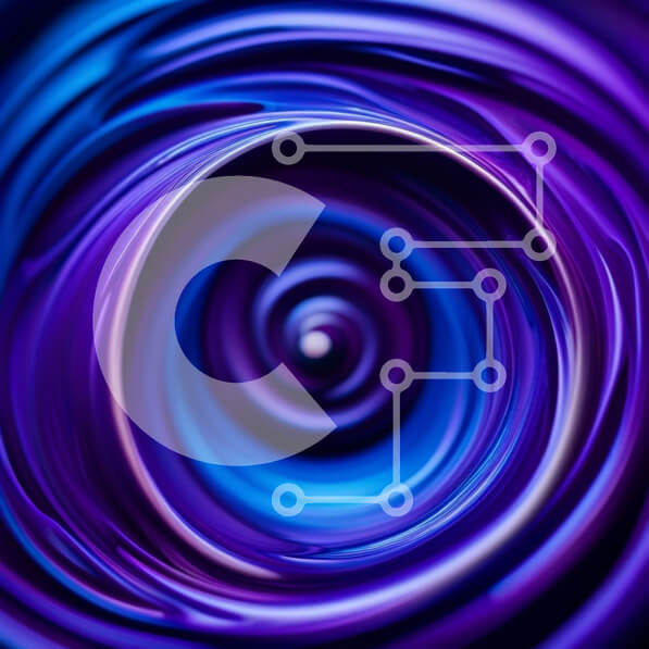 Intra Συλλεκτικό Ξύλινο Παζλ Plywood  4mm - Δονούμενη και ενεργητική εικόνα στροβιλισμού Σε Ξύλινο Κουτί - Διαστάσεις Puzzle: 10x10 cm – 25 κομμάτια