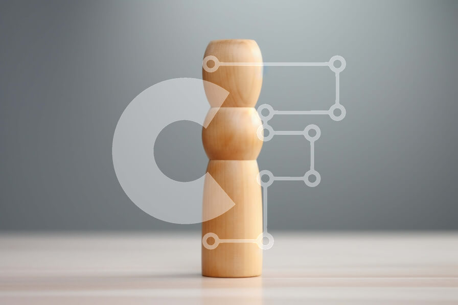 Intra Συλλεκτικό Ξύλινο Παζλ Plywood  4mm - Μινιμαλιστική εικόνα ενός ξύλινου μολυβιού σε ένα ξύλινο τραπέζι Σε Ξύλινο Κουτί - Διαστάσεις: 10x10 cm – 25 κομμάτια