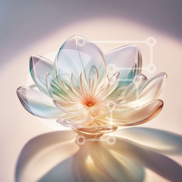 Intra Συλλεκτικό Ξύλινο Παζλ Plywood  4mm - Όμορφη φωτογραφία ενός λευκού κρίνου σε ένα διαφανές γυάλινο βάζο Σε Ξύλινο Κουτί - Διαστάσεις: 10x10 cm – 25 κομμάτια