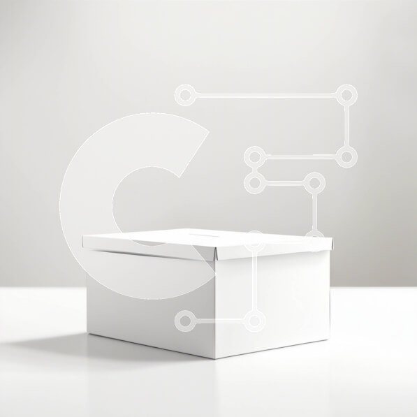 Intra Συλλεκτικό Ξύλινο Παζλ Plywood  4mm - Λευκό χάρτινο κουτί με καπάκι στο τραπέζι Σε Ξύλινο Κουτί - Διαστάσεις: 10x10 cm – 25 κομμάτια