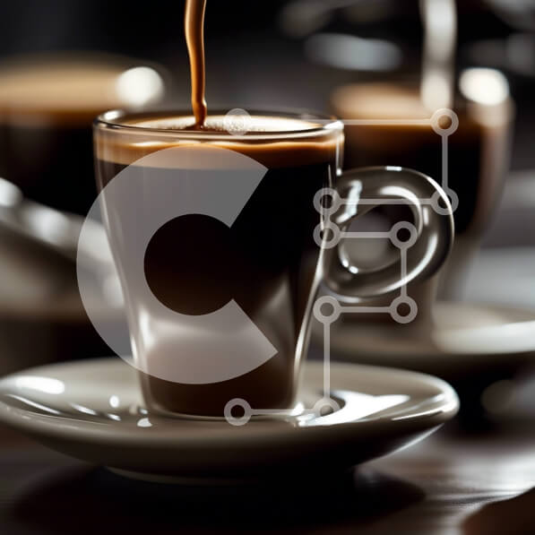 Σετ των 2 Intra Συλλεκτικό Ξύλινο Παζλ Plywood  4mm - Καταπραϋντική εικόνα του φλιτζάνι καφέ με τον ατμό να ανεβαίνει Σε Ξύλινο Κουτί - Διαστάσεις: 10x10 cm – 25 κομμάτια