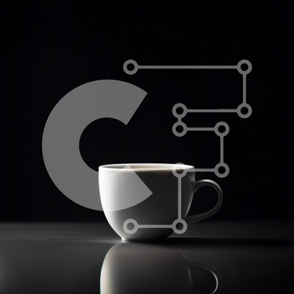 Σετ των 2 Intra Συλλεκτικό Ξύλινο Παζλ Plywood  4mm - Κομψό λευκό φλιτζάνι καφέ με αντανάκλαση Σε Ξύλινο Κουτί - Διαστάσεις: 10x10 cm – 25 κομμάτια