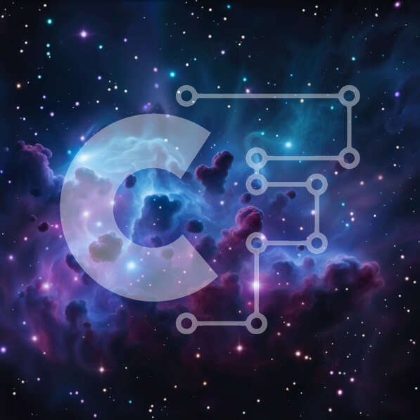 Intra Συλλεκτικό Ξύλινο Παζλ Plywood  4mm - Σαγηνευτική εικόνα ενός νεφελώματος στο διάστημα Σε Ξύλινο Κουτί - Διαστάσεις Puzzle: 10x10 cm – 25 κομμάτια