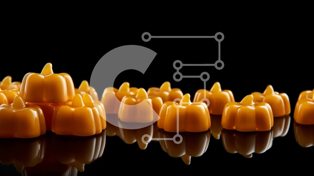 Intra Συλλεκτικό Ξύλινο Παζλ Plywood  4mm - Ομάδα από πορτοκαλί κηροπήγια που τακτοποιούνται σε σειρές Σε Ξύλινο Κουτί - Διαστάσεις: 10x10 cm – 25 κομμάτια