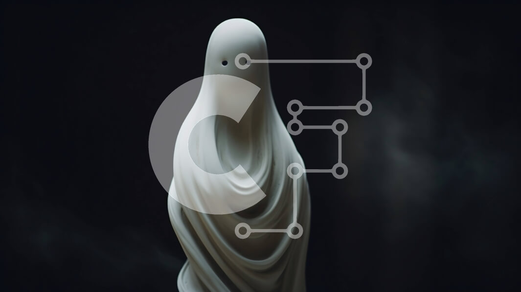 Intra Συλλεκτικό Ξύλινο Παζλ Plywood  4mm - Καλλιτεχνική φιγούρα φάντασμα Σε Ξύλινο Κουτί - Διαστάσεις Puzzle: 10x10 cm – 25 κομμάτια