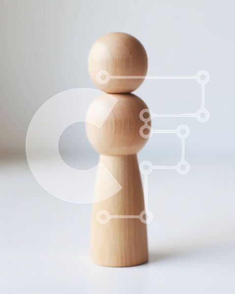 Intra Συλλεκτικό Ξύλινο Παζλ Plywood  4mm - Όμορφο ξύλινο γλυπτό ενός άνδρα και μιας γυναίκας που αγκαλιάζονται Σε Ξύλινο Κουτί - Διαστάσεις: 10x10 cm – 25 κομμάτια