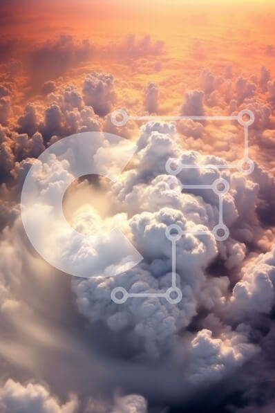 Intra Συλλεκτικό Ξύλινο Παζλ Plywood  4mm - Εκπληκτικό ηλιοβασίλεμα με αφράτα σύννεφα στον ουρανό Σε Ξύλινο Κουτί - Διαστάσεις Puzzle: 10x10 cm – 25 κομμάτια