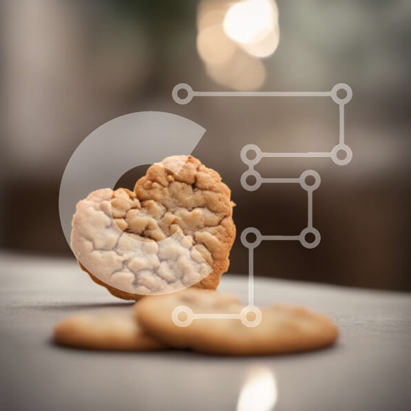 Σετ των 2 Intra Συλλεκτικό Ξύλινο Παζλ Plywood  4mm - Φρεσκοψημένα μπισκότα σε σχήμα καρδιάς Σε Ξύλινο Κουτί - Διαστάσεις: 10x10 cm – 25 κομμάτια