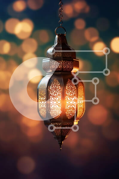 Intra Συλλεκτικό Ξύλινο Παζλ Plywood  4mm - Όμορφο μεταλλικό φανάρι που φωτίζεται από μέσα Σε Ξύλινο Κουτί - Διαστάσεις: 10x10 cm – 25 κομμάτια