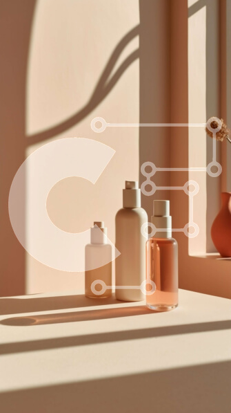 Intra Συλλεκτικό Ξύλινο Παζλ Plywood  4mm - Εκπληκτική εικόνα από μπουκάλια αρωμάτων με λουλούδια Σε Ξύλινο Κουτί - Διαστάσεις Puzzle: 10x10 cm – 25 κομμάτια