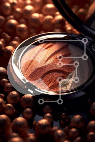 Intra Συλλεκτικό Ξύλινο Παζλ Plywood  4mm - Παλέτα μακιγιάζ υψηλής ποιότητας με ζεστούς και ψυχρούς τόνους Σε Ξύλινο Κουτί - Διαστάσεις Puzzle: 10x10 cm – 25 κομμάτια