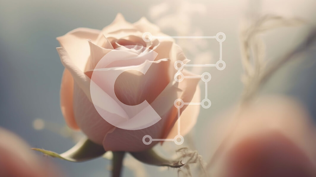 Intra Συλλεκτικό Ξύλινο Παζλ Plywood  4mm - Όμορφο ενιαίο ροζ τριαντάφυλλο σε άνθιση Σε Ξύλινο Κουτί - Διαστάσεις: 10x10 cm – 25 κομμάτια